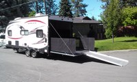 Wheelchair Friendly RPG Trailer Now has Ramp Extensions thanks to generous donation from Veteran referred by the MDA!